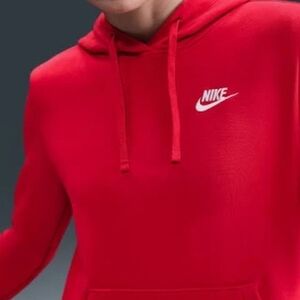 Nwt Nike Bright Red Pullover Hoodie